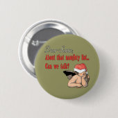 Badge Rond 5 Cm Cher Père Noël Series (Devant & derrière)