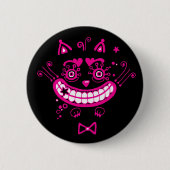 Badge Rond 5 Cm Cheshire Cat (Devant)