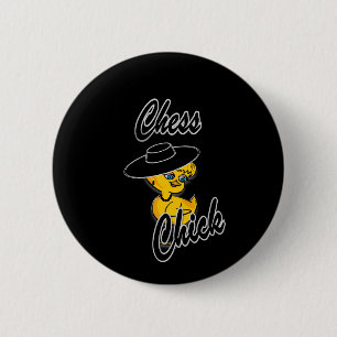 Badge Rond 5 Cm Chess Chick #4
