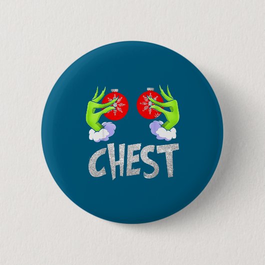 Badge Rond 5 Cm Chest Nuts Matching Chestnuts Christmas Snow Coupl (Devant)
