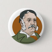Badge Rond 5 Cm Chester Arthur (Devant)