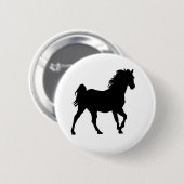 Badge Rond 5 Cm Cheval (Devant & derrière)