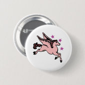 Badge Rond 5 Cm Cheval (Devant & derrière)