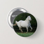 Badge Rond 5 Cm Cheval d'Appaloosa courant 1 (Devant & derrière)