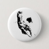 Badge Rond 5 Cm Cheval de course (Devant)