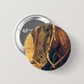 Badge Rond 5 Cm Cheval de l'Ouest (Devant & derrière)