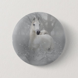 Badge Rond 5 Cm Cheval d'imaginaire