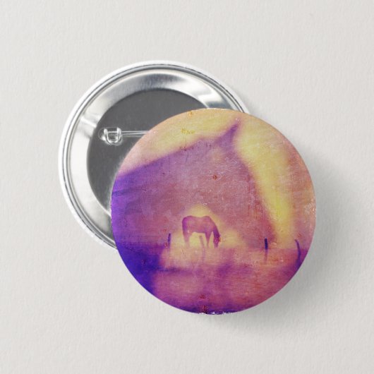 Badge Rond 5 Cm Cheval Dreams (Devant & derrière)