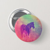 Badge Rond 5 Cm Cheval Dreams (Devant & derrière)