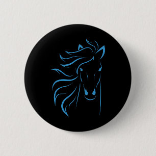 Badge Rond 5 Cm Cheval Lover Cadeaux Femmes Equestre Hommes Horseb