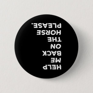 Badge Rond 5 Cm Cheval Lover Horseck équitation Me Mettre Ck Sur M