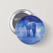 Badge Rond 5 Cm Cheval pourpre (Devant & derrière)