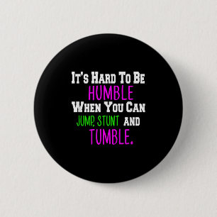 Badge Rond 5 Cm Chevaucher Jump Stunt Et Tumble Cheerleader Citati