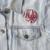 Badge Rond 5 Cm Chevaux de travail (En situation)