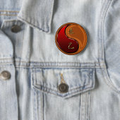 Badge Rond 5 Cm Chèvre de Bois (En situation)