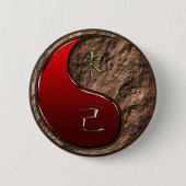 Badge Rond 5 Cm Chèvre de Terre (Devant)