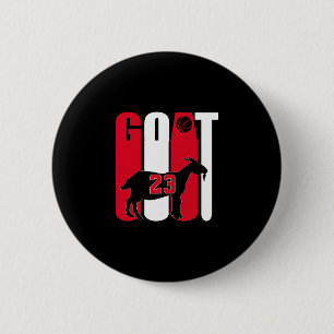 Badge Rond 5 Cm Chèvre (meilleure de tous les temps) Crâne 23