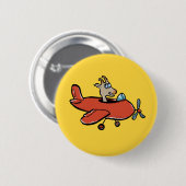 Badge Rond 5 Cm chèvre volante (Devant & derrière)