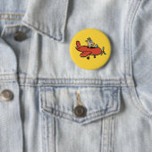 Badge Rond 5 Cm chèvre volante (En situation)