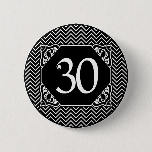 Badge Rond 5 Cm Chevron 30e anniversaire (Devant)