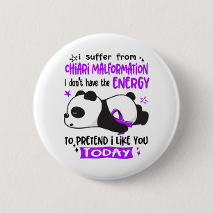 Badge Rond 5 Cm Chiari Mois de sensibilisation à la malformation 