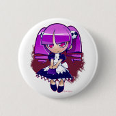 Badge Rond 5 Cm Chibi Goth (Devant)
