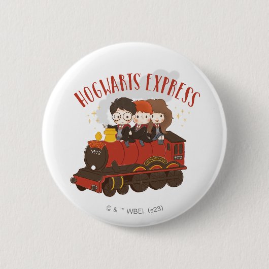 Badge Rond 5 Cm Chibi HOGWARTS EXPRESS™ Ride (Devant)