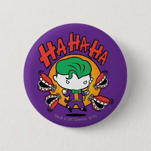 Badge Rond 5 Cm Chibi Joker Avec Les Dents De Jouets