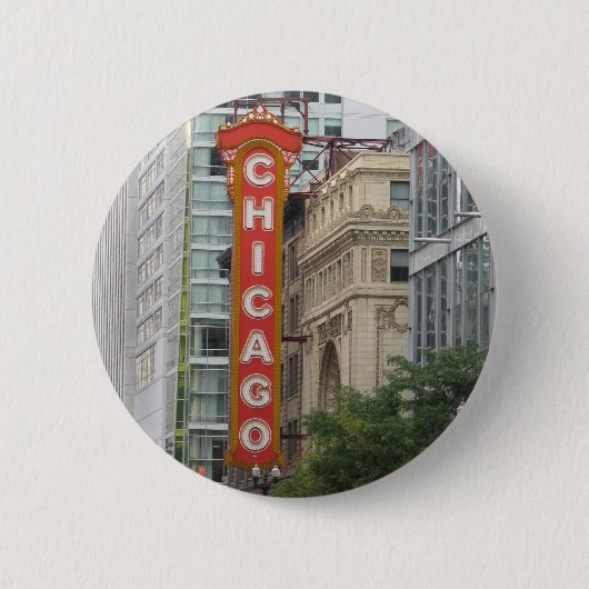 Badge Rond 5 Cm Chicago (Devant)