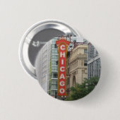 Badge Rond 5 Cm Chicago (Devant & derrière)