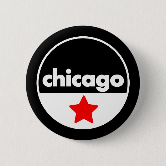 Badge Rond 5 Cm Chicago (Devant)