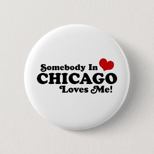 Badge Rond 5 Cm Chicago (Devant)
