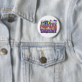 Badge Rond 5 Cm Chicago-Confettis (En situation)