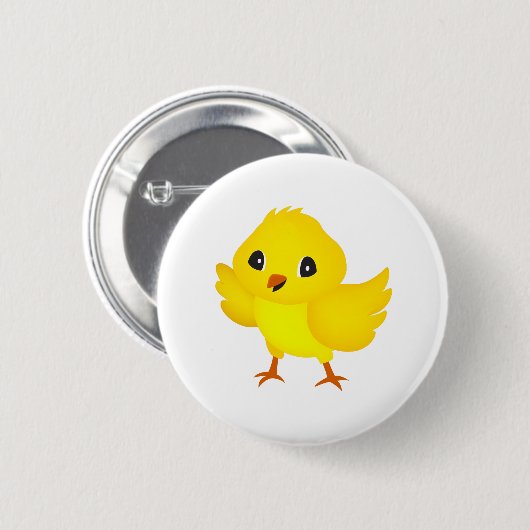 Badge Rond 5 Cm Chick (Devant & derrière)