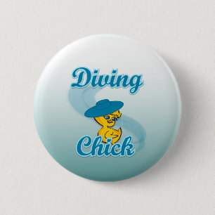 Badge Rond 5 Cm Chick de plongée #3