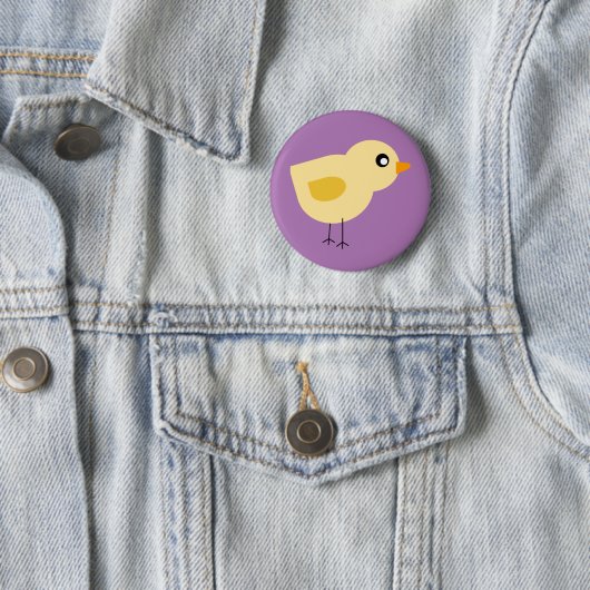 Badge Rond 5 Cm Chick mignon (En situation)
