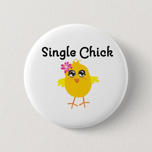 Badge Rond 5 Cm Chick simple (Devant)