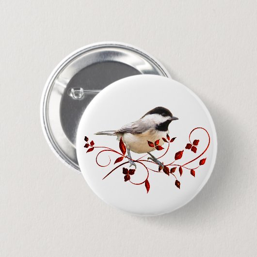 Badge Rond 5 Cm Chickadee (Devant & derrière)