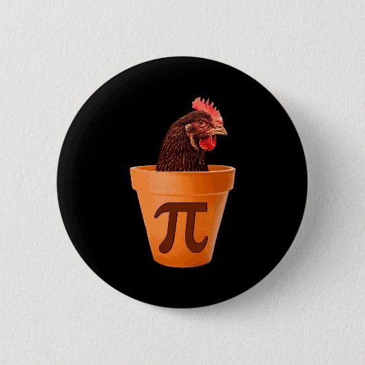 Badge Rond 5 Cm Chicken T And I Dont Care  (Devant)