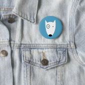 Badge Rond 5 Cm Chien (En situation)