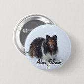 Badge Rond 5 Cm Chien (Devant & derrière)