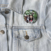 Badge Rond 5 Cm Chien (En situation)