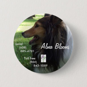 Badge Rond 5 Cm Chien