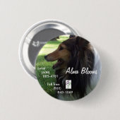 Badge Rond 5 Cm Chien (Devant & derrière)