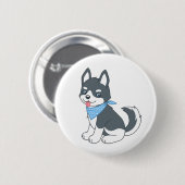 Badge Rond 5 Cm Chien Chien Chien Chien Chien Chéri (Devant & derrière)