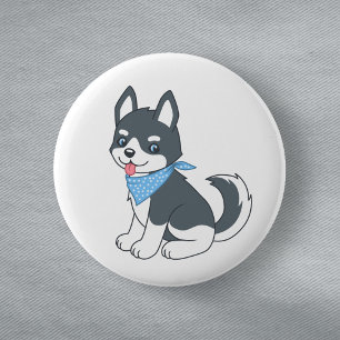 Badge Rond 5 Cm Chien Chien Chien Chien Chien Chéri