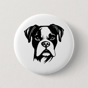 Badge Rond 5 Cm Chien de boîte