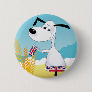 Badge Rond 5 Cm chien de cric des syndicats