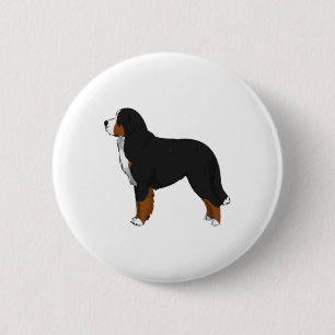 Badge Rond 5 Cm Chien de montagne bernois