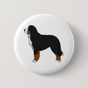 Badge Rond 5 Cm Chien de montagne bernois 2